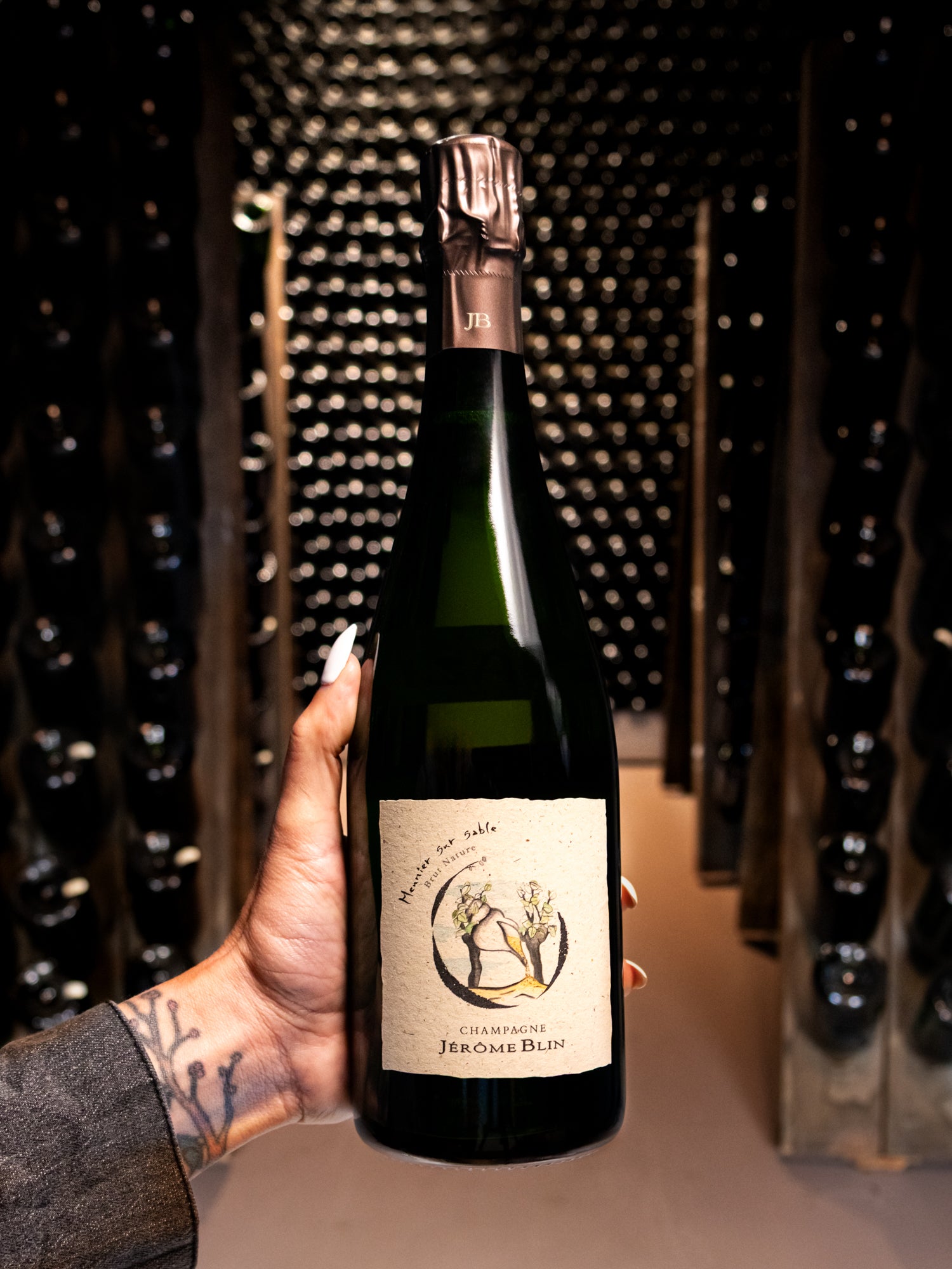 Champagne Jérôme Blin Meuniers Sur Sable Brut Nature NV