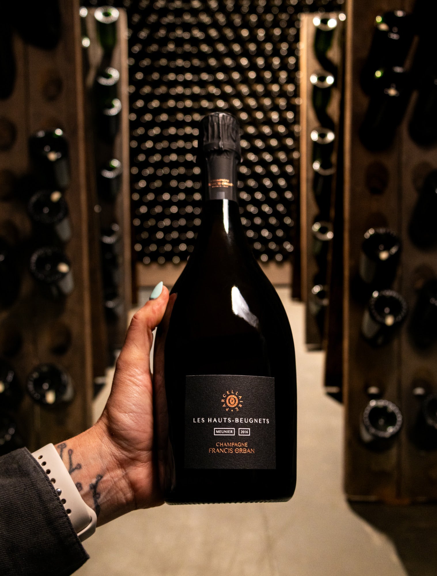 Champagne Francis Orban Meunier Cuvée Parcellaire Les Hauts Beugnets Brut 2016