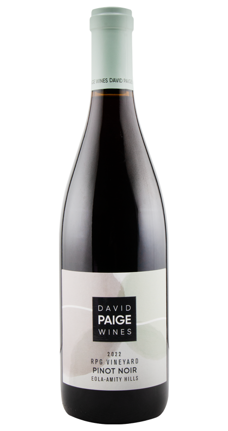 David Paige Wines Pinot Noir RPG Vineyard Eola-Amity Hills 2022