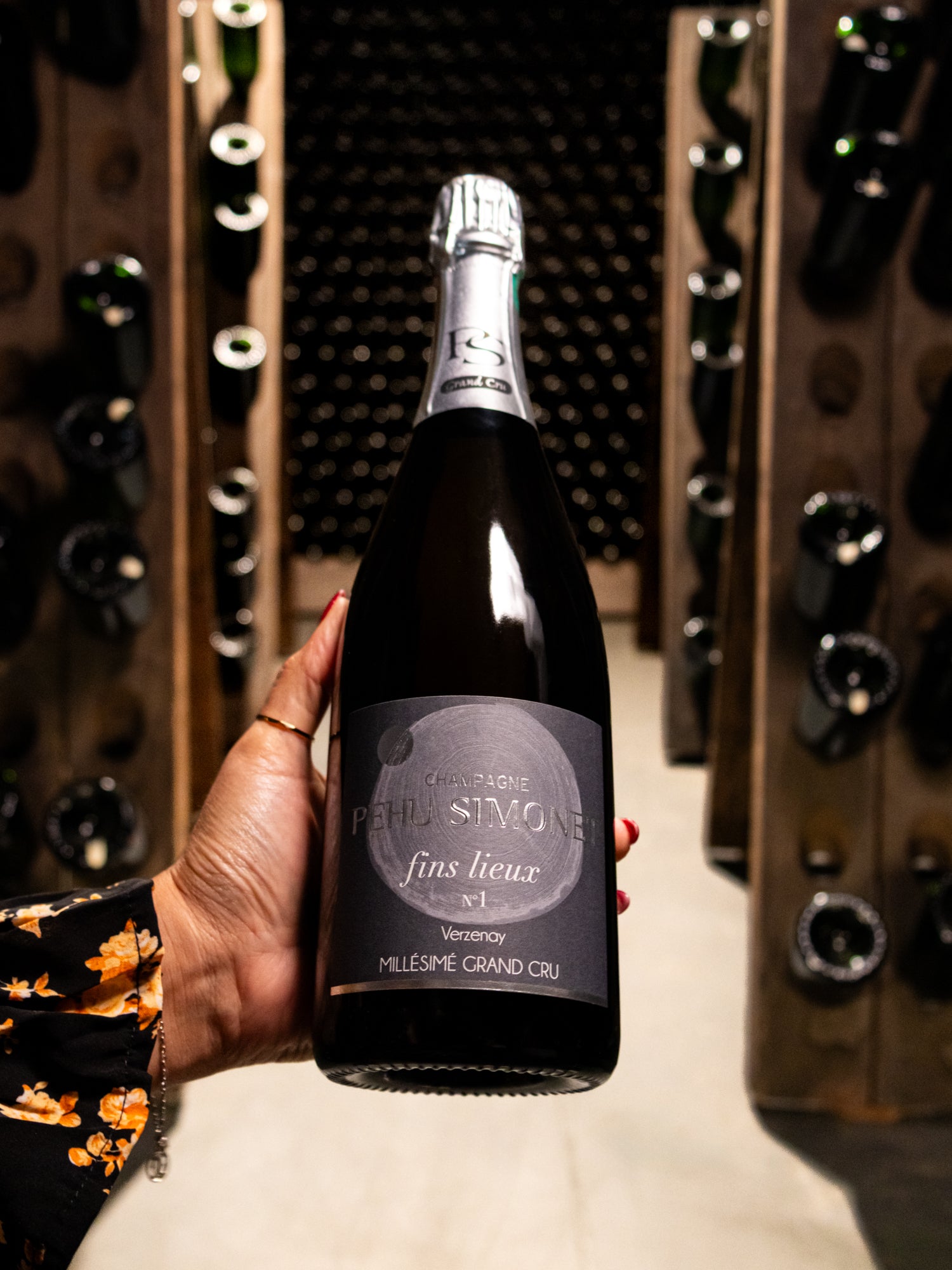 Champagne Pehu-Simonet Blanc de Noirs Fins Lieux N°1 Les Perthois Verzenay Extra Brut Grand Cru 2016