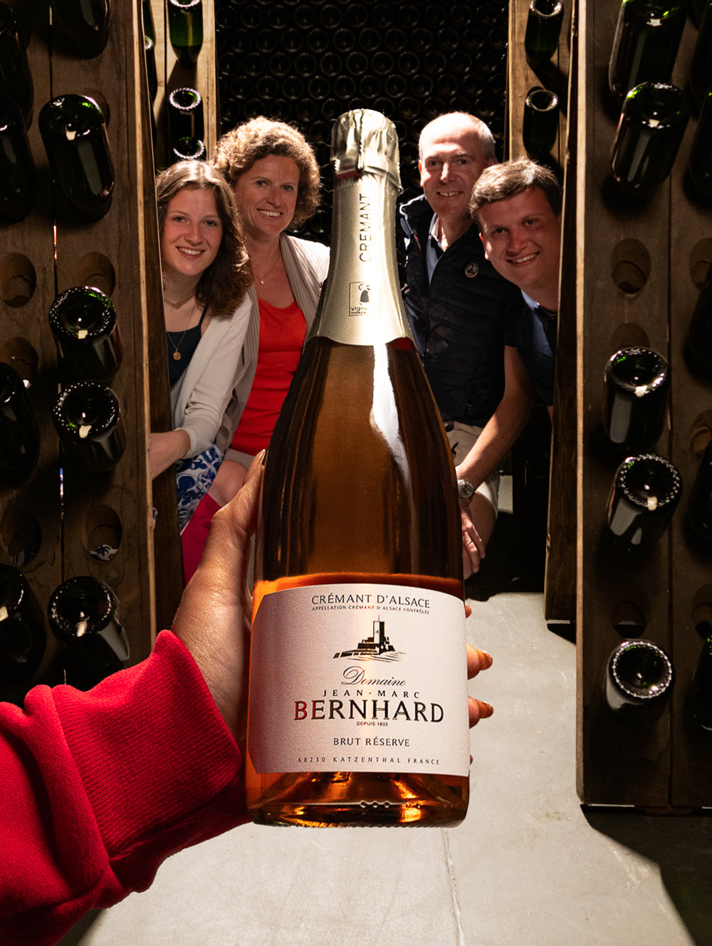 Domaine Jean-Marc Bernhard Cremant d'Alsace Rosé Brut Réserve NV