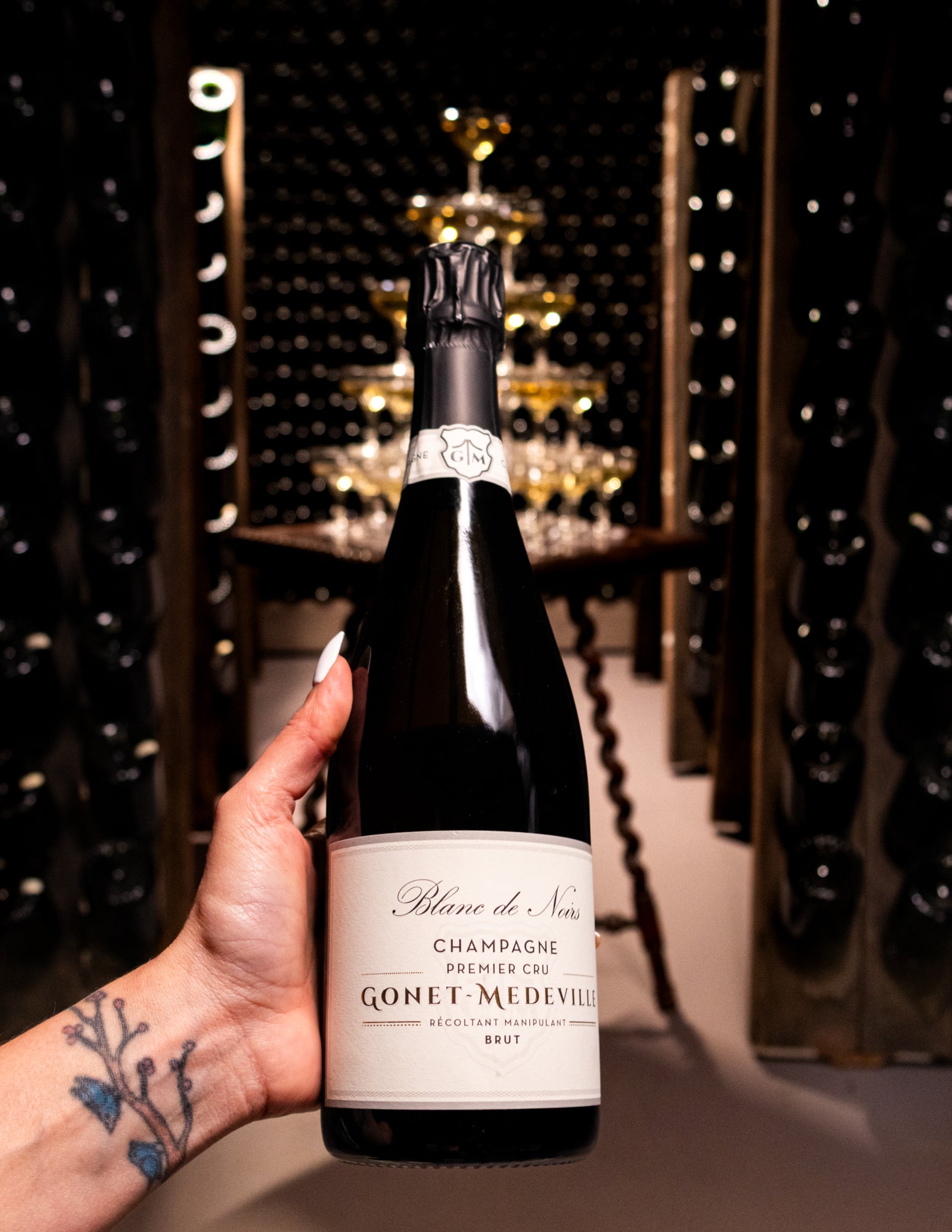 Champagne Gonet Médeville Blanc de Noirs Brut Premier Cru NV