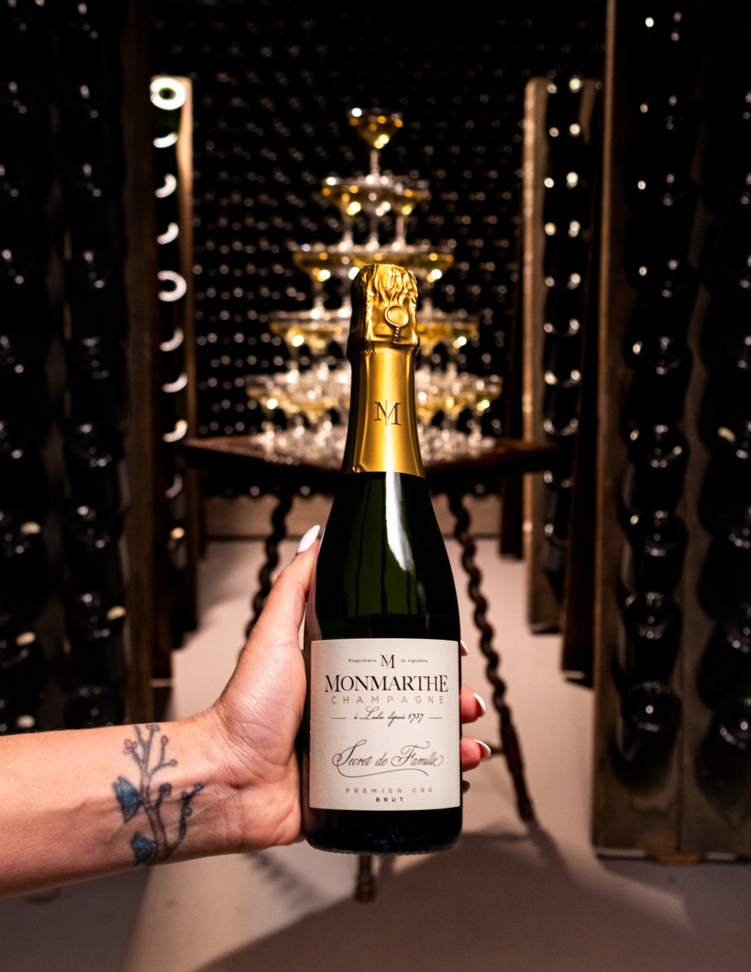Champagne Monmarthe Secret de Famille Brut Premier Cru NV (Half Bottle 375mL)