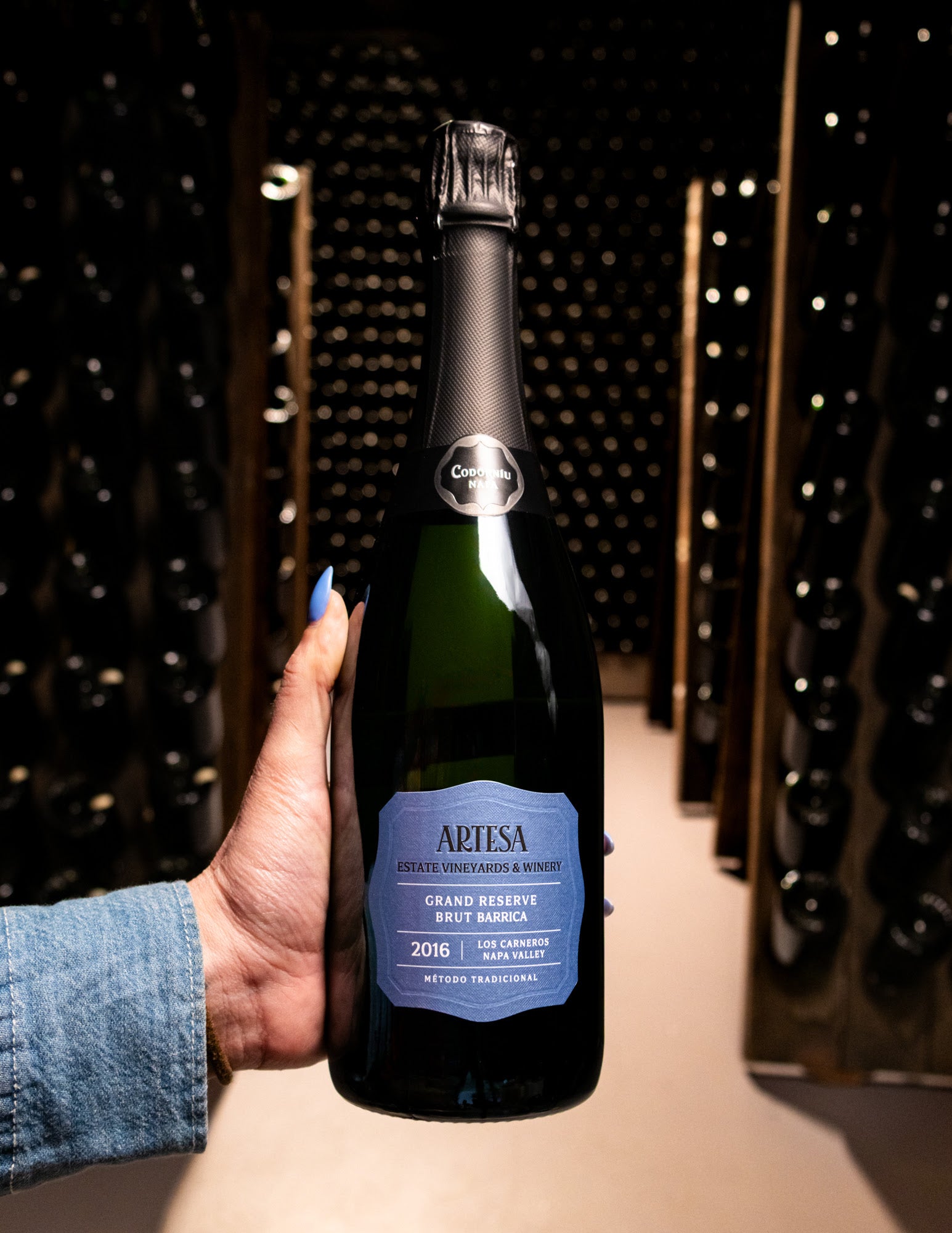 Artesa Sparkling Grand Reserve Baricca Brut Carneros Napa Valley 2016