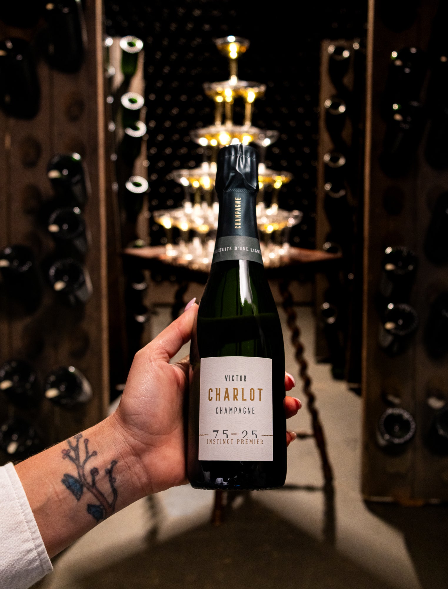Champagne Victor Charlot Instinct Premier 75/25 Brut NV (Half Bottle 375mL)