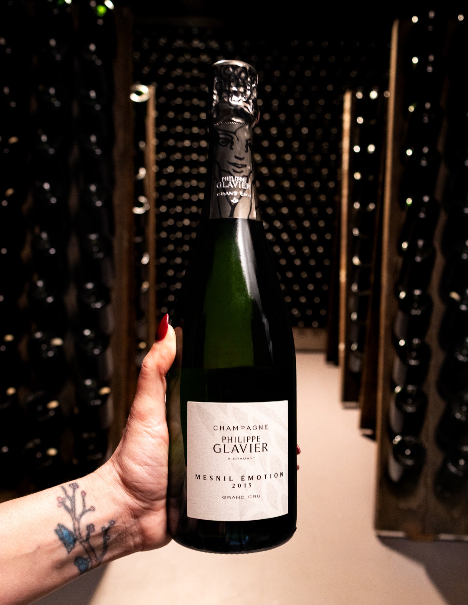 Champagne Philippe Glavier Blanc de Blancs Mesnil Emotion Brut Grand Cru 2015